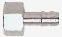 Złączka metalowa pneumatyczna na wąż 12mm z gwintem wewnętrznym 1/4"