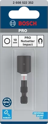 Bosch klucz nasadkowy udarowy 10 uniwersalny