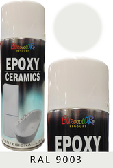 Farba emalia EPOXY ceramiczna biała do renowacji wanien i zlewozmywaków RAL 9003 EUROCOLOR 400 ml