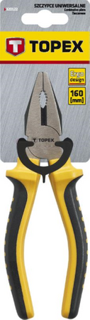 Szczypce uniwersalne z hartowanej stali o długości 160 mm Topex 32D098