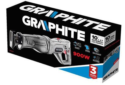 Piła szablasta sieciowa do drewna i metalu o mocy 900 W Graphite 20 mm 58G971