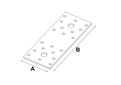 ŁĄCZNIK PŁASKI ŁP2 140x55 x 2,5mm