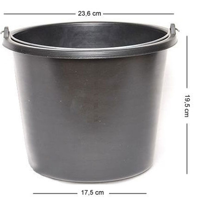 Wiadra wiaderka budowlane gospodarcze 5 L plastik 10 sztuk