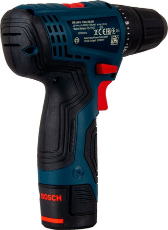 Bosch wiertarko-wkrętarka akumulatorowa GSR 120-LI + 2x2,0Ah + WALIZKA