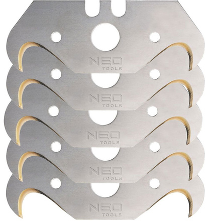 Ostrza hakowe wymienne tytan o szerokości 18 mm 5 sztuk Neo 64-620