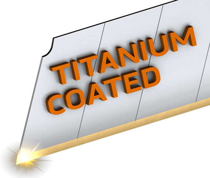 Ostrza wymienne łamane tytan o szerokości ostrza 18 mm 10 sztuk Neo 64-020