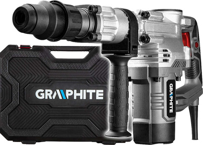 Młot wyburzeniowy z uchwytem SDS MAX o mocy 1300W z walizką Graphite 58G877