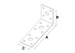 KĄTOWNIK MONTAŻOWY ŁĄCZNIKOWY KŁ6 50x100x35 x2,5mm