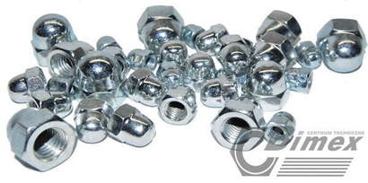 M8 NAKRĘTKA KOŁPAKOWA OCYNKOWANA DIN 1587