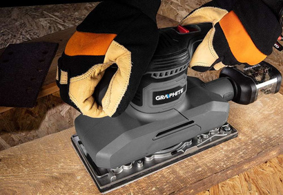 Szlifierka oscylacyjna sieciowa 380 W Graphite 115 x 230 mm 59G329