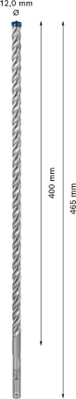 Wiertło udarowe do betonu SDS PLUS-7X Bosch EXPERT 12x465 mm