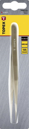 Pinceta prosta ze stali hartowanej o długości 135 mm Topex 32D425