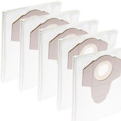 Worki do odkurzacza przemysłowego z mikrofibry 5 sztuk Graphite 59G608-145