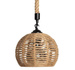 Lampa wisząca jutowa Pelota boho