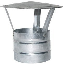 Daszek kominowy nasada na rurę odprowadzającą spaliny do komina o średnicy 130 mm