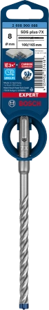 Wiertło udarowe do betonu SDS PLUS-7X Bosch EXPERT 8x165 mm