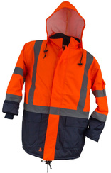 Kurtka długa ostrzegawcza pomarańczowa Urgent HSV rozmiar XXL