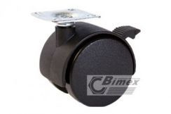 KOŁO MEBLOWE Z HAMULCEM 50 mm TWPB-50