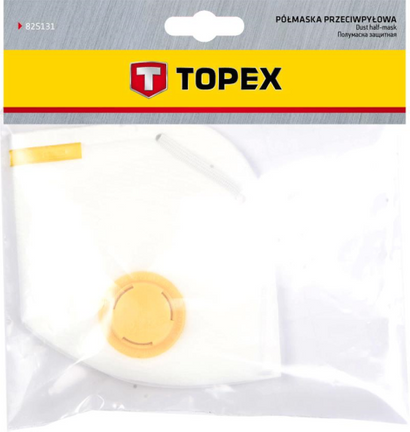 Półmaska przeciwpyłowa ochrania przed pyłami FFP2 z 1 zaworem 2 sztuki Topex 82S132