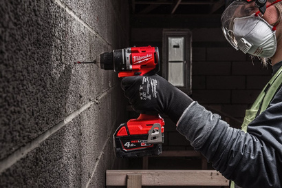 Wiertarko-wkrętarka udarowa akumulatorowa bezszczotkowa 18V M18 BLPDRC-0X Milwaukee + walizka