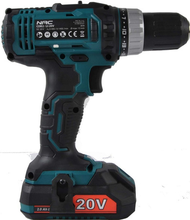 Nac wiertarko-wkrętarka akumulatorowa 20V 2x2Ah CDB2-LI-20V