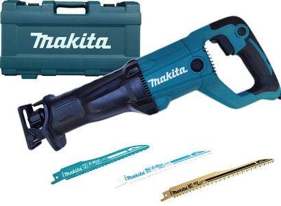 Piła szablasta posuwowa z regulacją skoków o mocy 1200 W z walizką i brzeszczotami Makita JR3051TK 