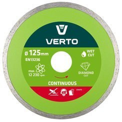Tarcza diamentowa pełna do ceramiki o średnicy 125 x 22.2 mm Verto 61H3T5