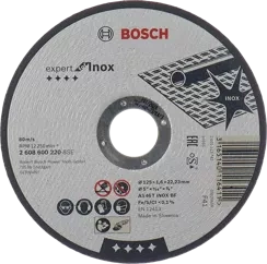 Tarcza tnąca do metalu, stali nierdzewnej EXPERT FOR INOX Bosch 125x22,23 mm AS 46 T INOX BF
