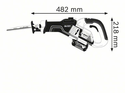 Bosch piła szablasta akumulatorowa z silnikiem bezszczotkowym GSA 18V-32 body korpus