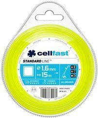 Żyłka tnąca do kosy kwadrat STANDARD LINE Cellfast 1,6 mm x 15 m 35-011