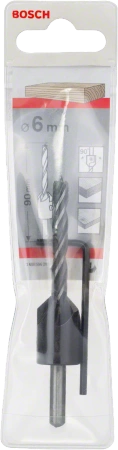 Wiertło spiralne do drewna z nawiertakiem Bosch 6 mm