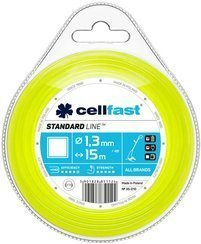 Żyłka tnąca do kosy kwadrat STANDARD LINE Cellfast 1,3 mm x 15 m 35-010