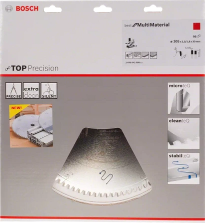 Tarcza pilarska do drewna i metalu BEST FOR MULTI MATERIAL Bosch 305x30 mm 96 zębów