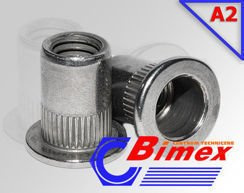 M5 nitonakrętka nierdzewna A2 0,7-3,0 walcowa 10sz