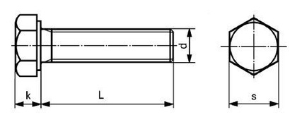 M8x120 ŚRUBA NIERDZEWNA A2 SZEŚCIOKĄTNA DIN 933 3 SZT.