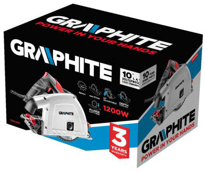 Pilarko-zagłębiarka tarczowa 1200 W Graphite 58G495