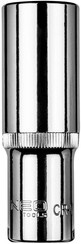 Nasadka sześciokątna długa ze stali CrV o rozmiarze 1/2" 19 mm Neo 08-469
