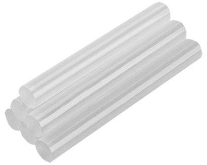 Wkłady klejowe przezroczyste o średnicy 11 mm 6 sztuk Top Tools 42E110