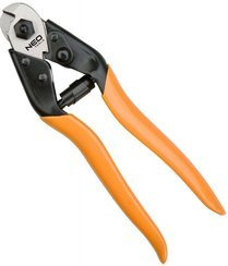 Obcinak do drutów i linek stalowych ze stali CrV o wymiarze 190 mm Neo 01-512