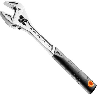 Klucz nastawny do rur ze stali CrV z regulacją szczęk do 38 mm o długości 300 mm Neo 03-013