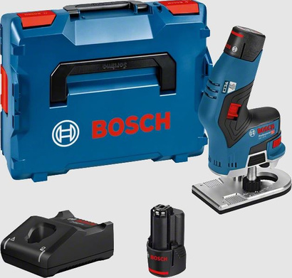Frezarka krawędziowa akumulatorowa do drewna GKF 12V-8 Bosch Professional