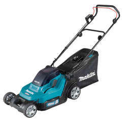 Kosiarka akumulatorowa do trawy z silnikiem bezszczotkowym 2 x 18V o szerokości cięcia 43 cm Makita DLM432Z body