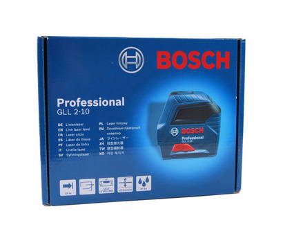 Laser krzyżowy GLL 2-10 Bosch Professional + pokrowiec