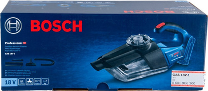 Bosch odkurzacz akumulatorowy GAS 18V-1 o pojemności 700 ml + akcesoria body korpus