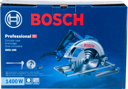 Pilarka tarczowa elektryczna 1400 W GKS 190 Bosch Professional