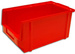 Pojemnik magazynowy warsztatowy plastikowy czerwony 30 x 14.5 cm ( NR. 2 ) 