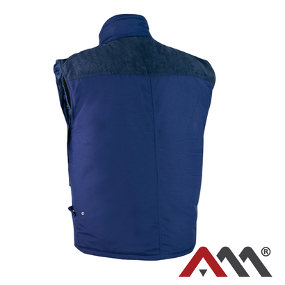 Kamizelka ocieplana Leśnik koloru niebieskiego rozmiar XXL Art-Mas