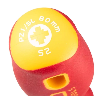 Wkrętak plus-minus 1000V, SL/PZ1 x 80mm 04-219 NEO TOOLS