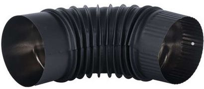 Kolano kominowe piecowe dymne do odprowadzania spalin z przewodów kominowych o średnicy 120 mm