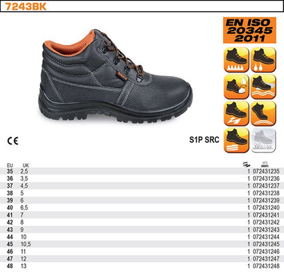 Trzewiki robocze BETA 7243BK rozmiar 48